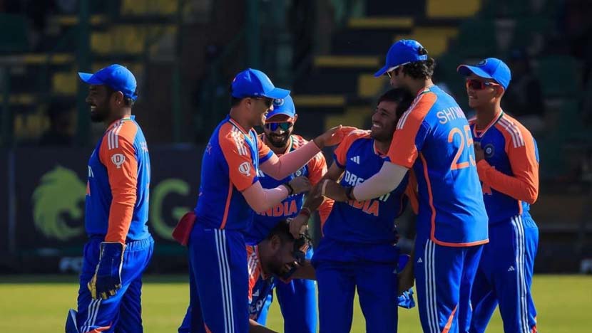 Indian Team Shines in T20I Series Against Zimbabwe, Players Climb ICC Rankings